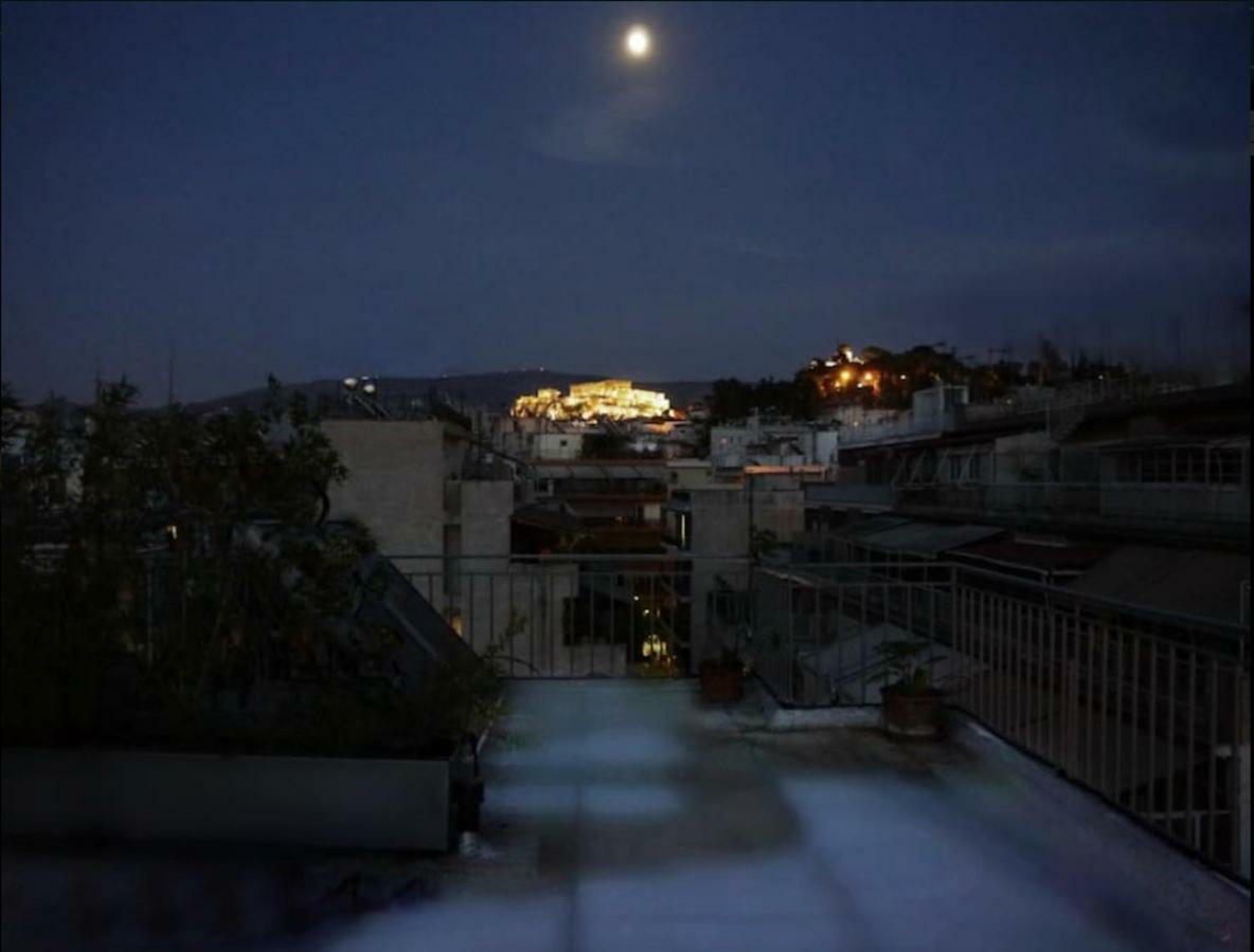 Stylish Penthouse With Acropolis And 360 View Appartement Athene Buitenkant foto