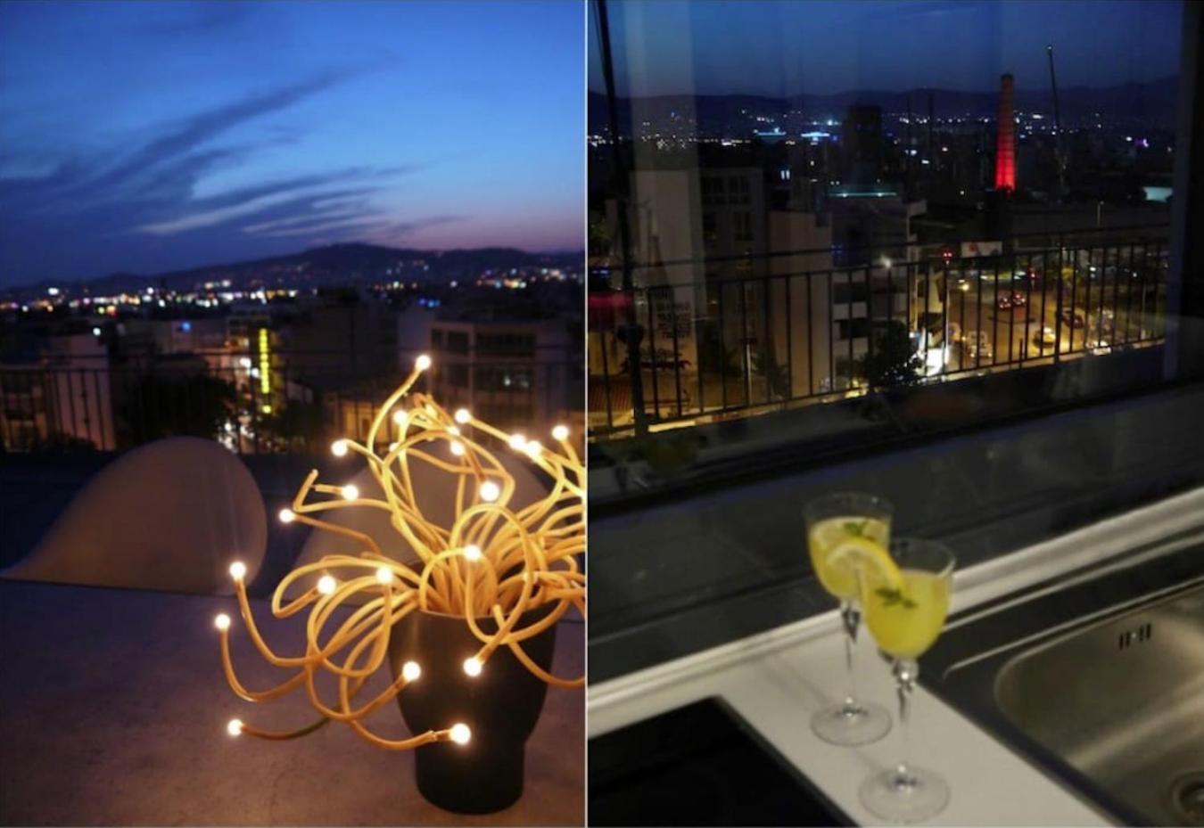 Stylish Penthouse With Acropolis And 360 View Appartement Athene Buitenkant foto