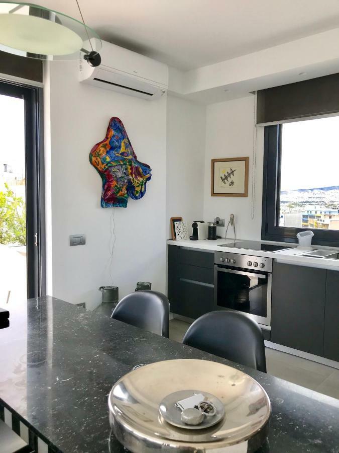 Stylish Penthouse With Acropolis And 360 View Appartement Athene Buitenkant foto